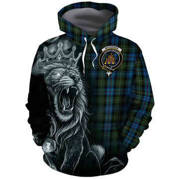 Mackenzie (Mckenzie) Tartan Cotton Hoodie Roaring Lion Heritage