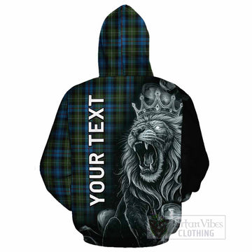 Mackenzie (Mckenzie) Tartan Cotton Hoodie Roaring Lion Heritage