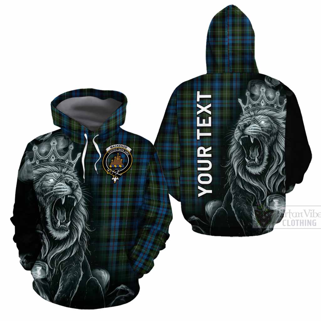 Mackenzie (Mckenzie) Tartan Cotton Hoodie Roaring Lion Heritage