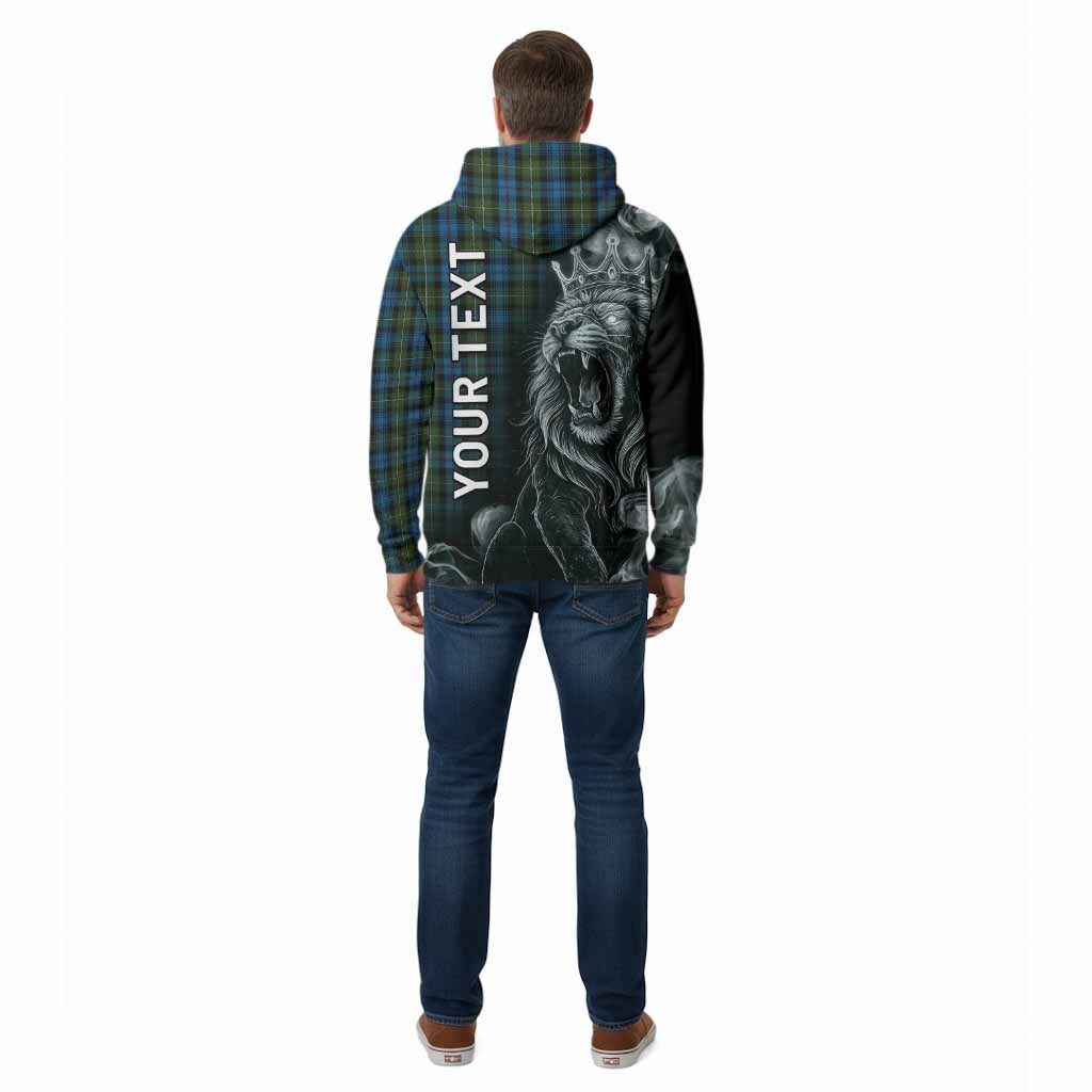 Mackenzie (Mckenzie) Tartan Cotton Hoodie Roaring Lion Heritage