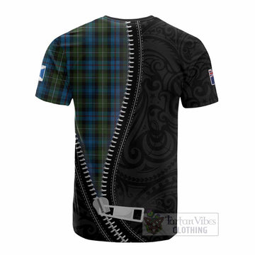 Mackenzie (Mckenzie) Tartan Cotton T-shirt New Zealand Pattern Unique Zipper Stylized