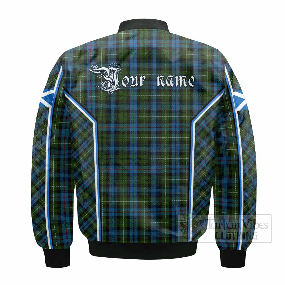 Mackenzie (Mckenzie) Tartan Crest Bomber Jacket Scotland Coat of Arm Flag Style - Tartan Vibes Clothing