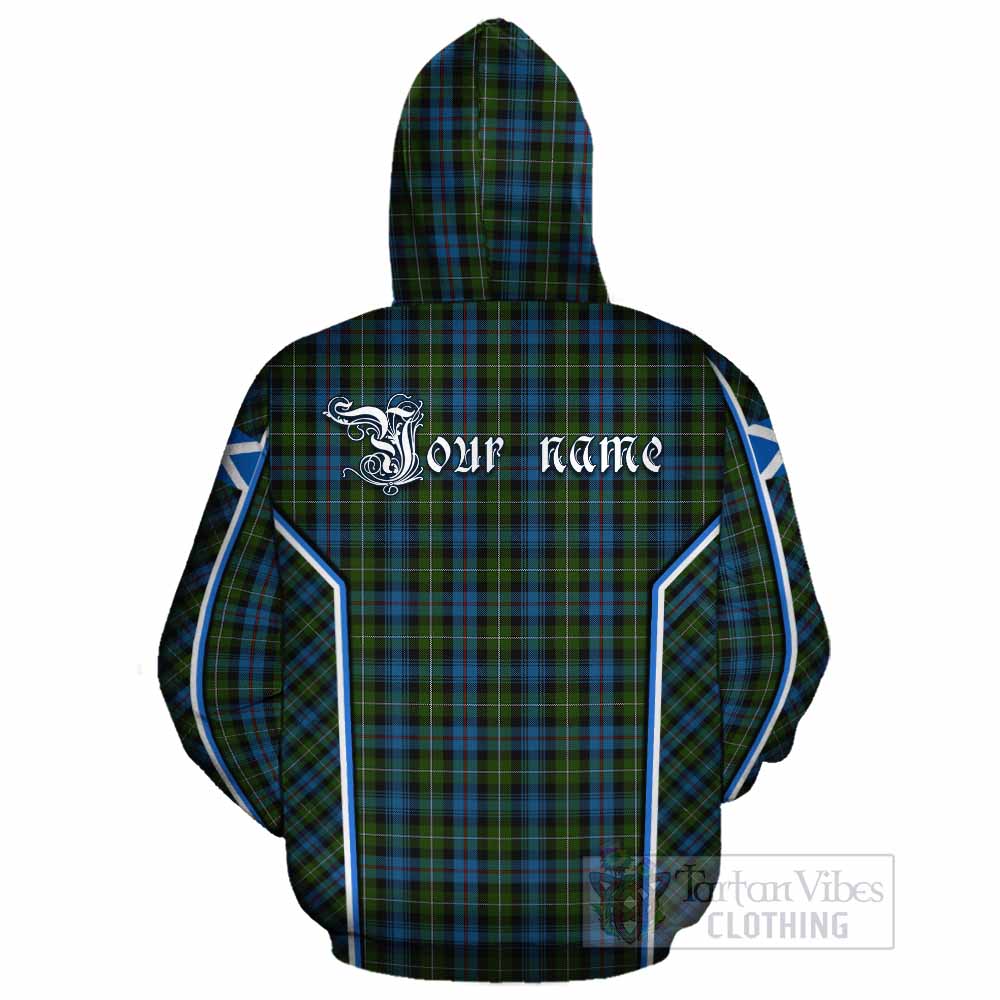 Mackenzie (Mckenzie) Tartan Crest Cotton Hoodie Scotland Coat of Arm Flag Style - Tartan Vibes Clothing