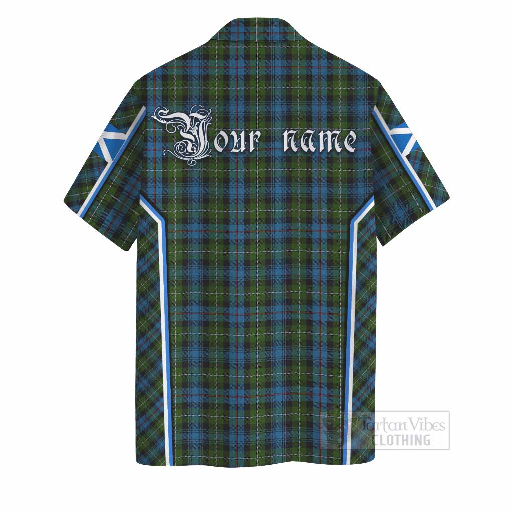 Mackenzie (Mckenzie) Tartan Crest Hawaiian Shirt Scotland Coat of Arm Flag Style - Tartan Vibes Clothing