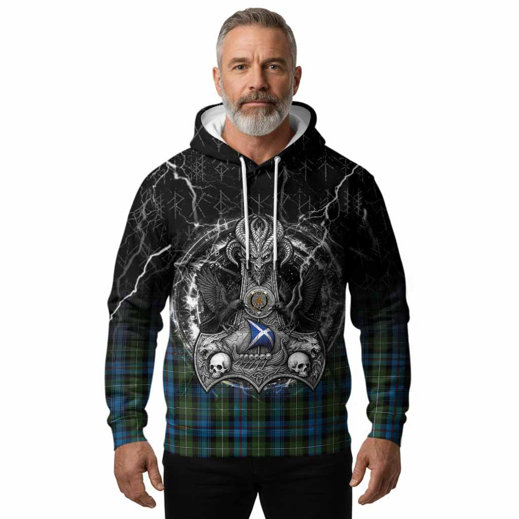 Mackenzie (Mckenzie) Tartan Crest Hoodie Celtic Odin's Raven Legacy