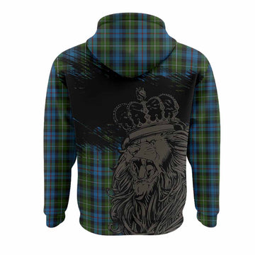 Mackenzie (Mckenzie) Tartan Crest Hoodie Crowned Lion Heritage Style
