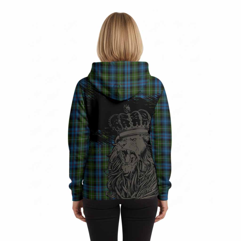 Mackenzie (Mckenzie) Tartan Crest Hoodie Crowned Lion Heritage Style