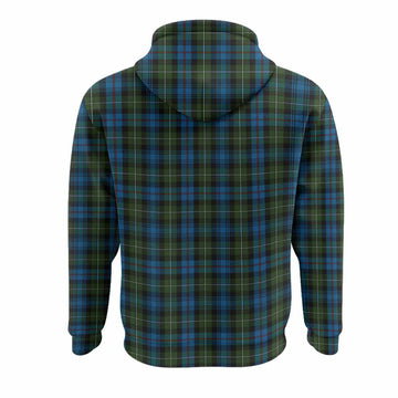 Mackenzie (Mckenzie) Tartan Crest Hoodie Ferocious Lion Style