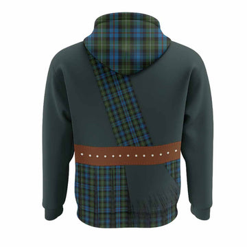 Mackenzie (Mckenzie) Tartan Crest Hoodie Kilt Costume Style