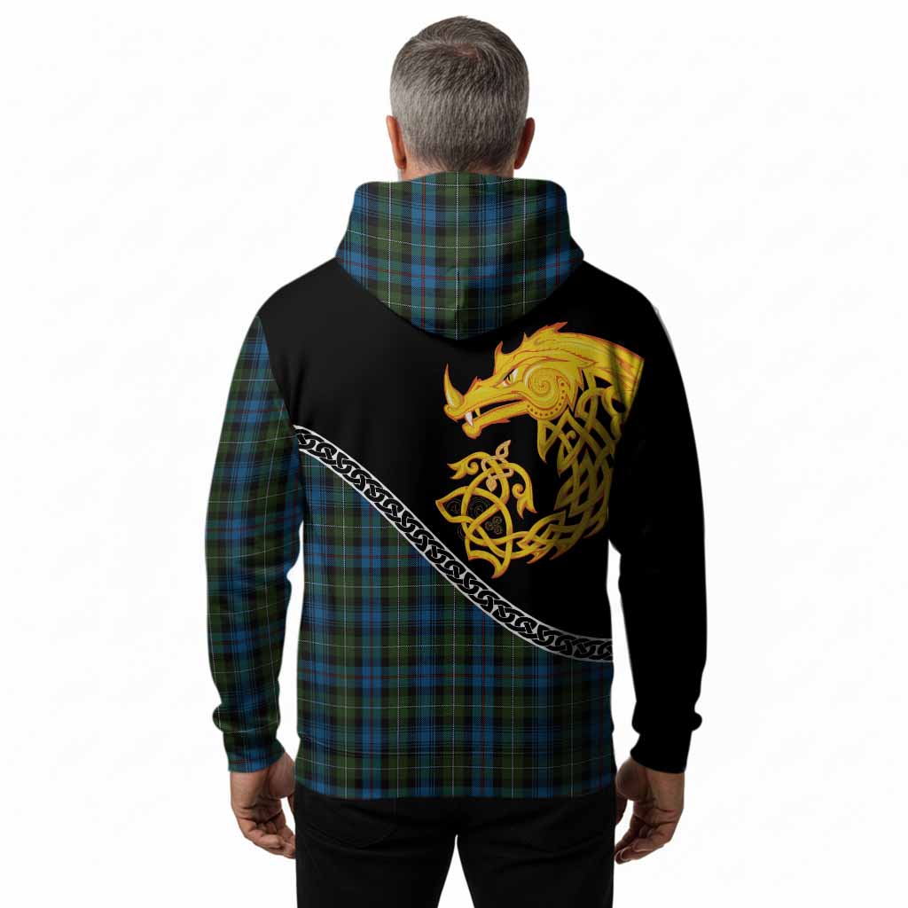Mackenzie (Mckenzie) Tartan Crest Hoodie Legendary Dragon Knot Half Style