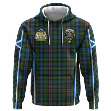 Mackenzie (Mckenzie) Tartan Crest Hoodie Scotland Coat of Arm Flag Style - Tartan Vibes Clothing