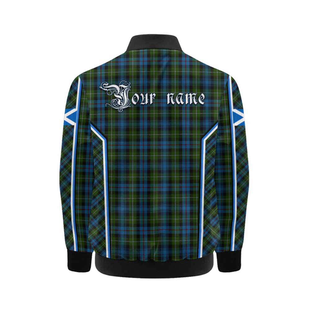 Mackenzie (Mckenzie) Tartan Crest Kid Bomber Jacket Scotland Coat of Arm Flag Style - Tartan Vibes Clothing