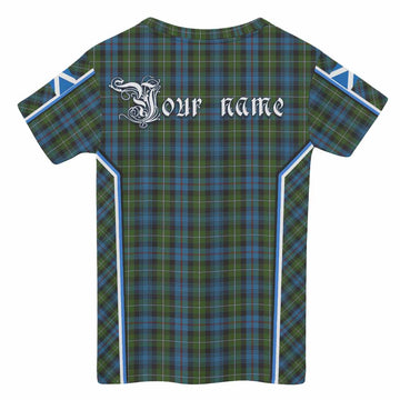 Mackenzie (Mckenzie) Tartan Crest Kid T-shirt Scotland Coat of Arm Flag Style