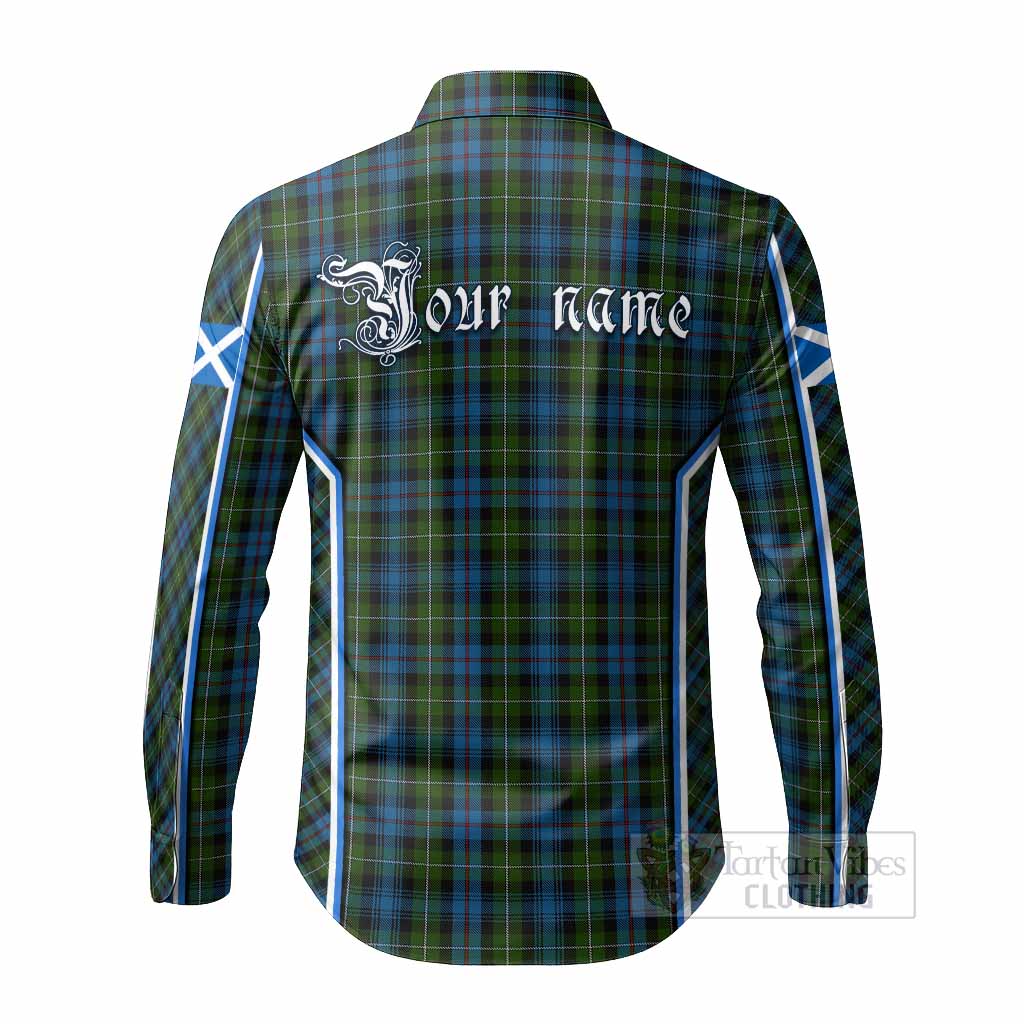 Mackenzie (Mckenzie) Tartan Crest Long Sleeve Button Shirts Scotland Coat of Arm Flag Style - Tartan Vibes Clothing