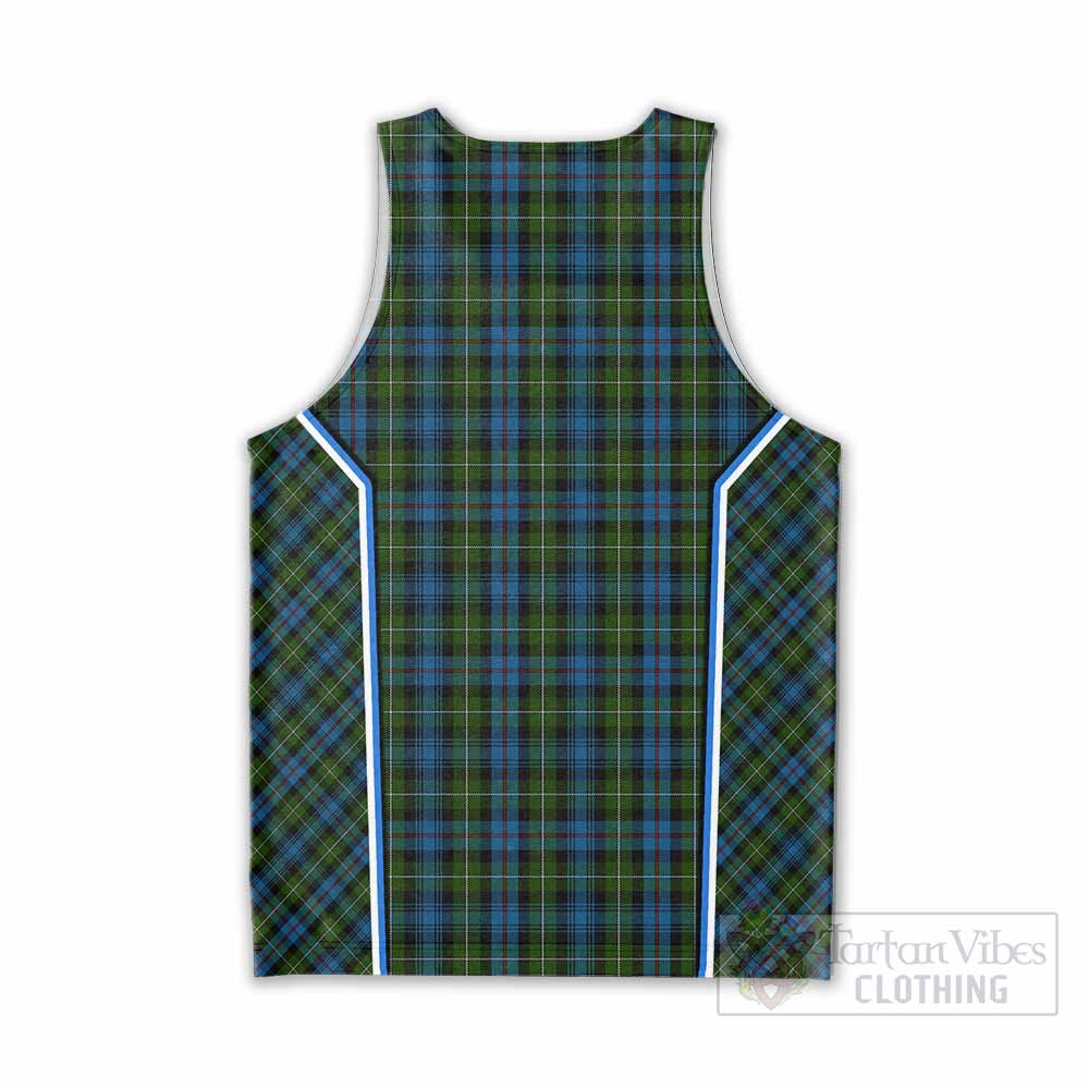 Mackenzie (Mckenzie) Tartan Crest Men Tank Top Scotland Coat of Arm Flag Style - Tartan Vibes Clothing