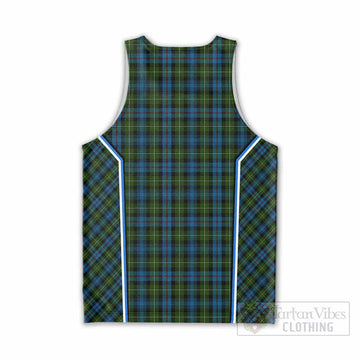 Mackenzie (Mckenzie) Tartan Crest Men Tank Top Scotland Coat of Arm Flag Style