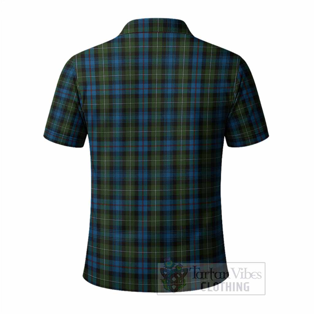 Mackenzie (Mckenzie) Tartan Crest Polo Shirt Ferocious Lion Style