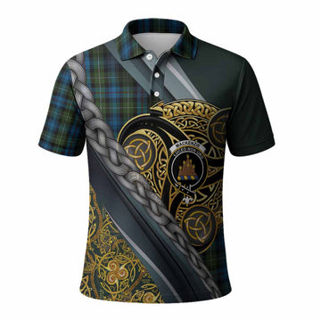 Mackenzie (Mckenzie) Tartan Crest Polo Shirt Scottish Triskele Celtic