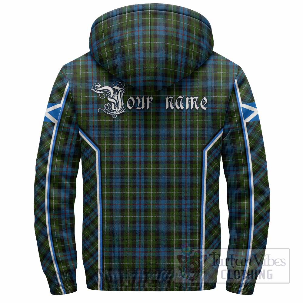 Mackenzie (Mckenzie) Tartan Crest Sherpa Hoodie Scotland Coat of Arm Flag Style - Tartan Vibes Clothing