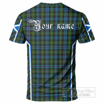 Mackenzie (Mckenzie) Tartan Crest T-shirt Scotland Coat of Arm Flag Style - Tartan Vibes Clothing