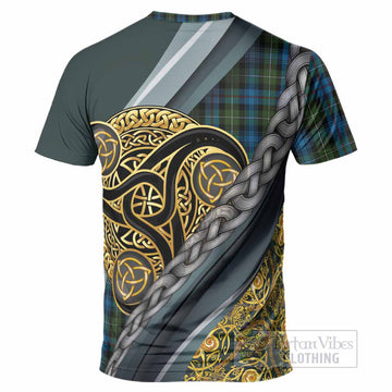 Mackenzie (Mckenzie) Tartan Crest T-Shirt Scottish Triskele Celtic