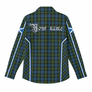 Mackenzie (Mckenzie) Tartan Crest Women Casual Shirt Scotland Coat of Arm Flag Style - Tartan Vibes Clothing