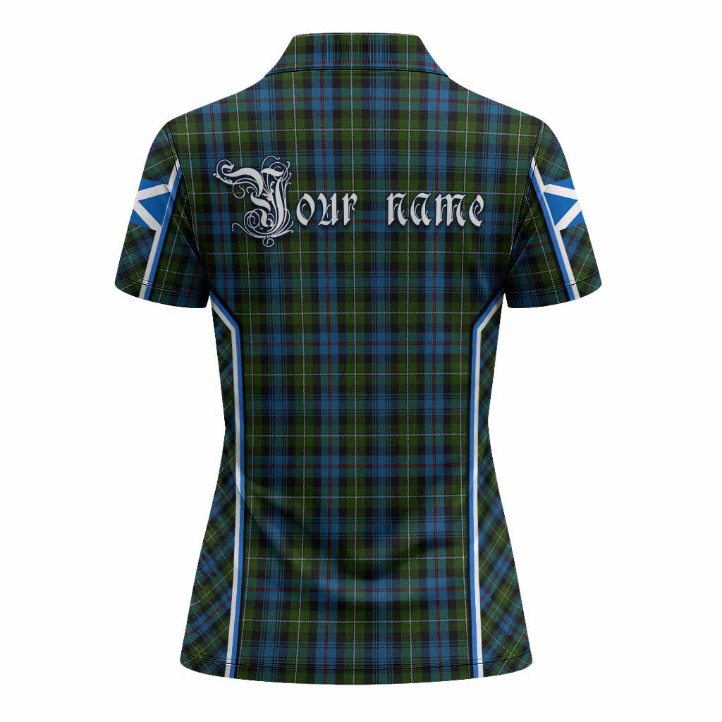 Mackenzie (Mckenzie) Tartan Crest Women's Polo Shirt Scotland Coat of Arm Flag Style - Tartan Vibes Clothing