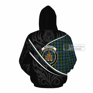 Mackenzie (Mckenzie) Tartan Family Crest Cotton Hoodie Celtic Scottish Thistle Floral - Tartan Vibes Clothing