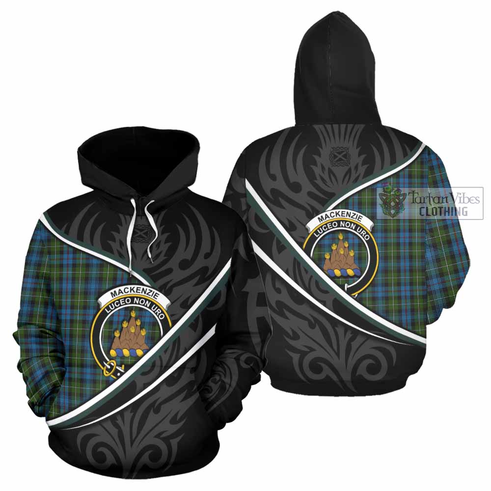 Mackenzie (Mckenzie) Tartan Family Crest Hoodie Celtic Scottish Thistle Floral - Tartan Vibes Clothing