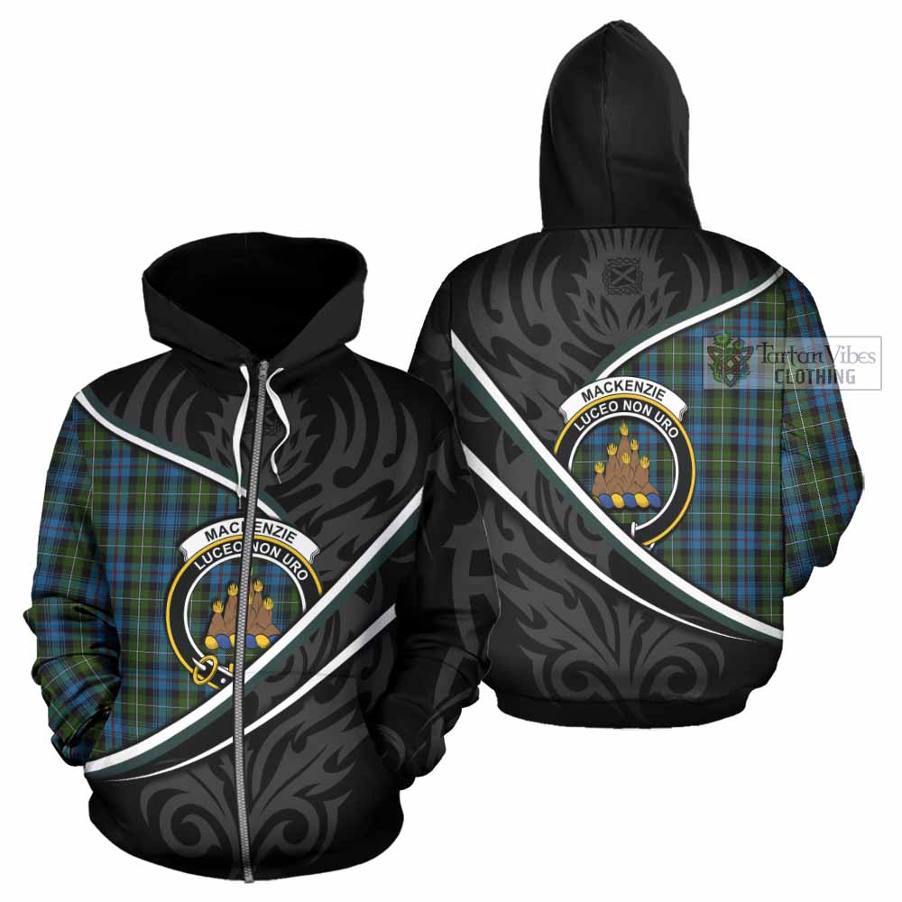 Mackenzie (Mckenzie) Tartan Family Crest Hoodie Celtic Scottish Thistle Floral - Tartan Vibes Clothing