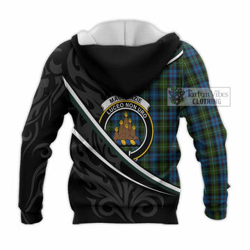 Mackenzie (Mckenzie) Tartan Family Crest Knitted Hoodie Celtic Scottish Thistle Floral - Tartan Vibes Clothing
