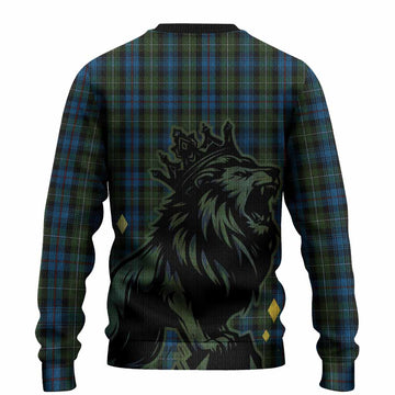 Mackenzie (Mckenzie) Tartan Family Crest Knitted Sweater Crowned Lion Roaring