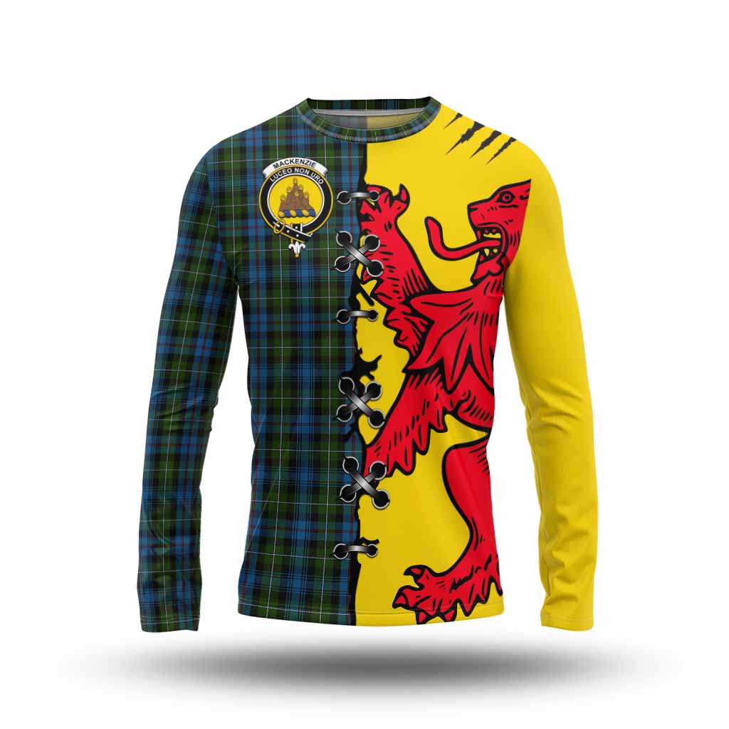Mackenzie (Mckenzie) Tartan Family Crest Long Sleeve T-Shirt Lion Rampant Honor - Tartan Vibes Clothing