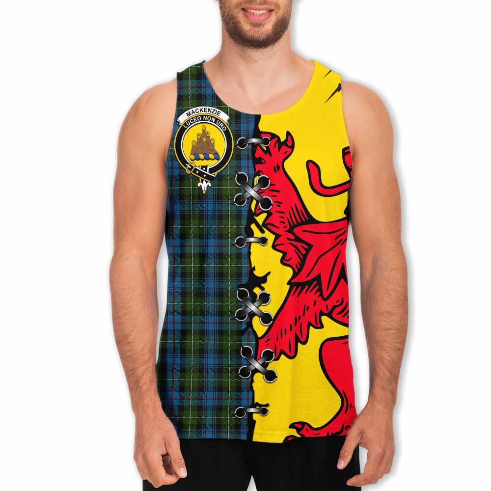 Mackenzie (Mckenzie) Tartan Family Crest Men Tank Top Lion Rampant Honor - Tartan Vibes Clothing