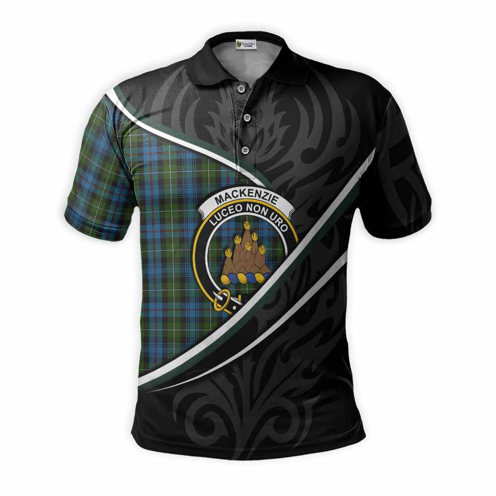 Mackenzie (Mckenzie) Tartan Family Crest Polo Shirt Celtic Scottish Thistle Floral - Tartan Vibes Clothing