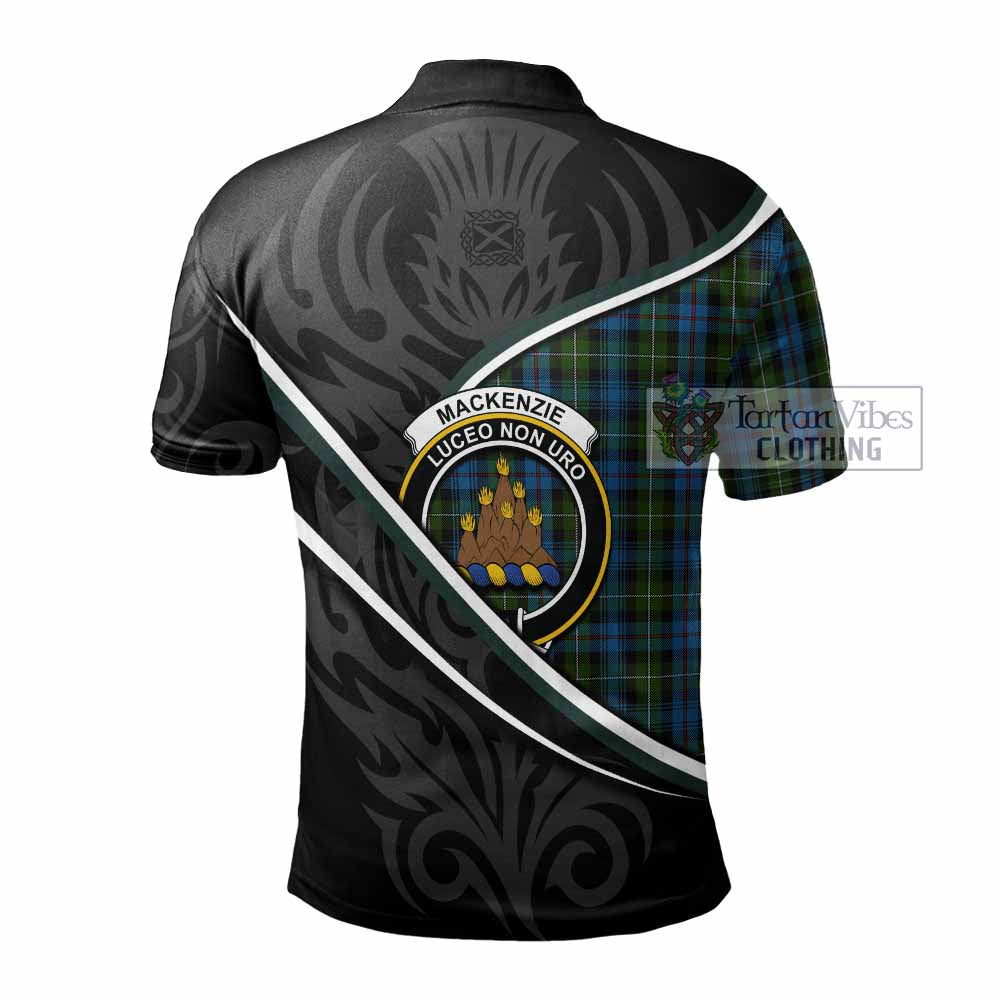 Mackenzie (Mckenzie) Tartan Family Crest Polo Shirt Celtic Scottish Thistle Floral - Tartan Vibes Clothing