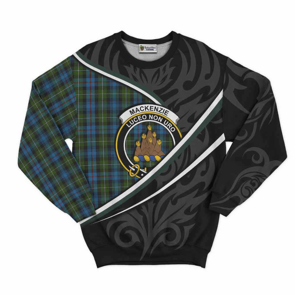 Mackenzie (Mckenzie) Tartan Family Crest Sweatshirt Celtic Scottish Thistle Floral - Tartan Vibes Clothing