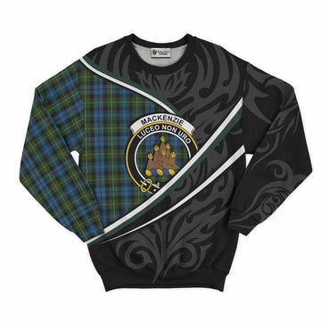 Mackenzie (Mckenzie) Tartan Family Crest Sweatshirt Celtic Scottish Thistle Floral