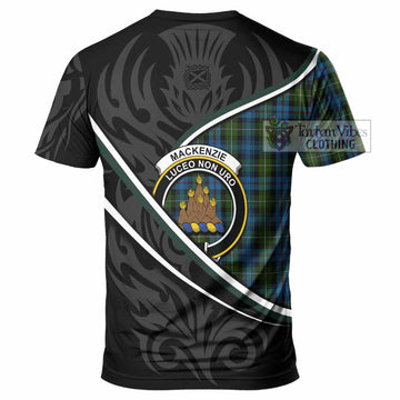Mackenzie (Mckenzie) Tartan Family Crest T-shirt Celtic Scottish Thistle Floral - Tartan Vibes Clothing