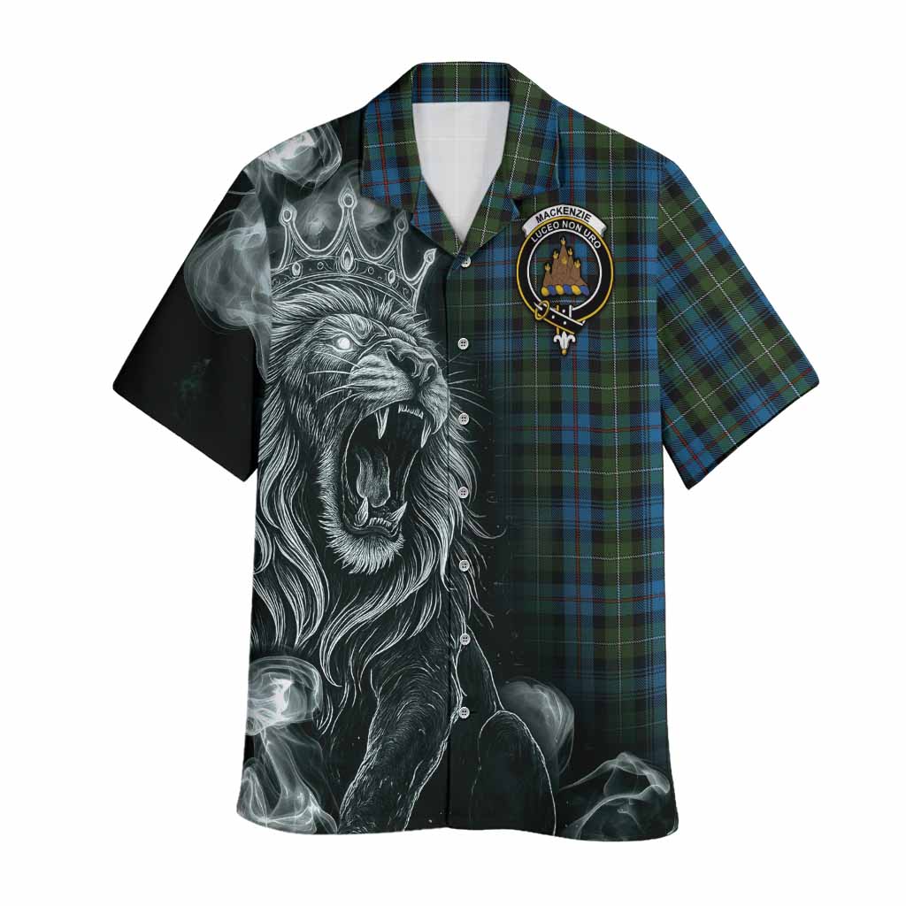 Mackenzie (Mckenzie) Tartan Hawaiian Shirt Roaring Lion Heritage
