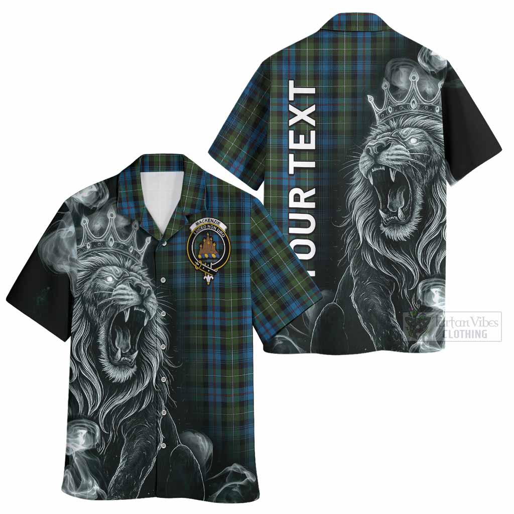 Mackenzie (Mckenzie) Tartan Hawaiian Shirt Roaring Lion Heritage