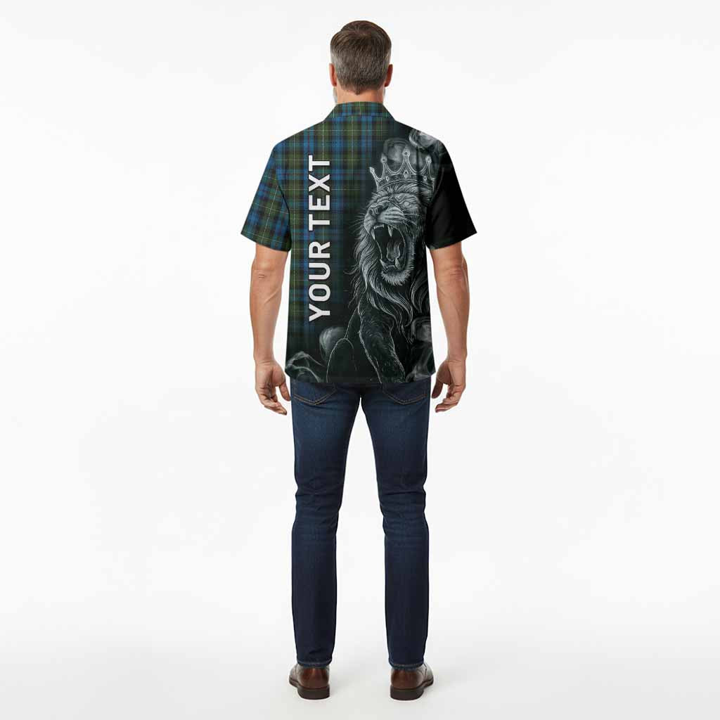 Mackenzie (Mckenzie) Tartan Hawaiian Shirt Roaring Lion Heritage
