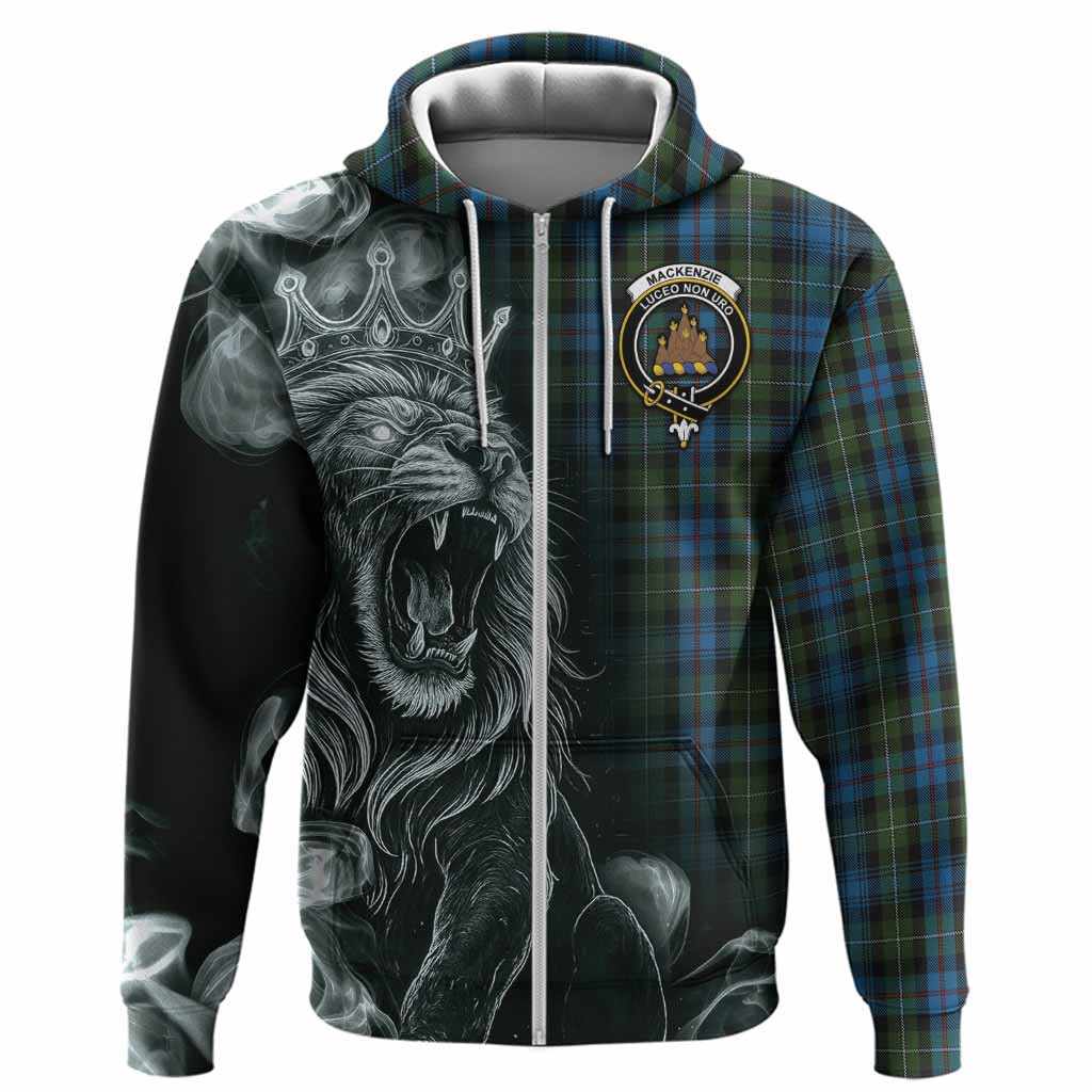 Mackenzie (Mckenzie) Tartan Hoodie Roaring Lion Heritage