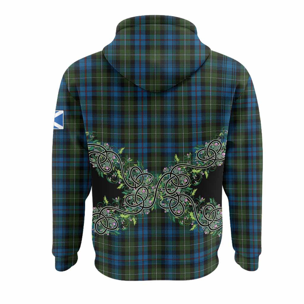 Mackenzie (Mckenzie) Tartan Hoodie Thistle Scottish Spirit