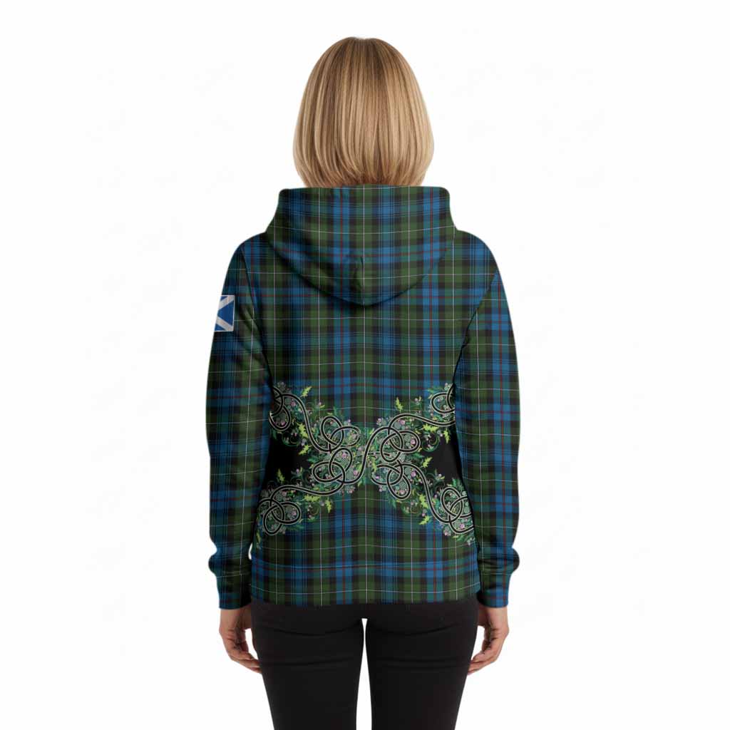 Mackenzie (Mckenzie) Tartan Hoodie Thistle Scottish Spirit