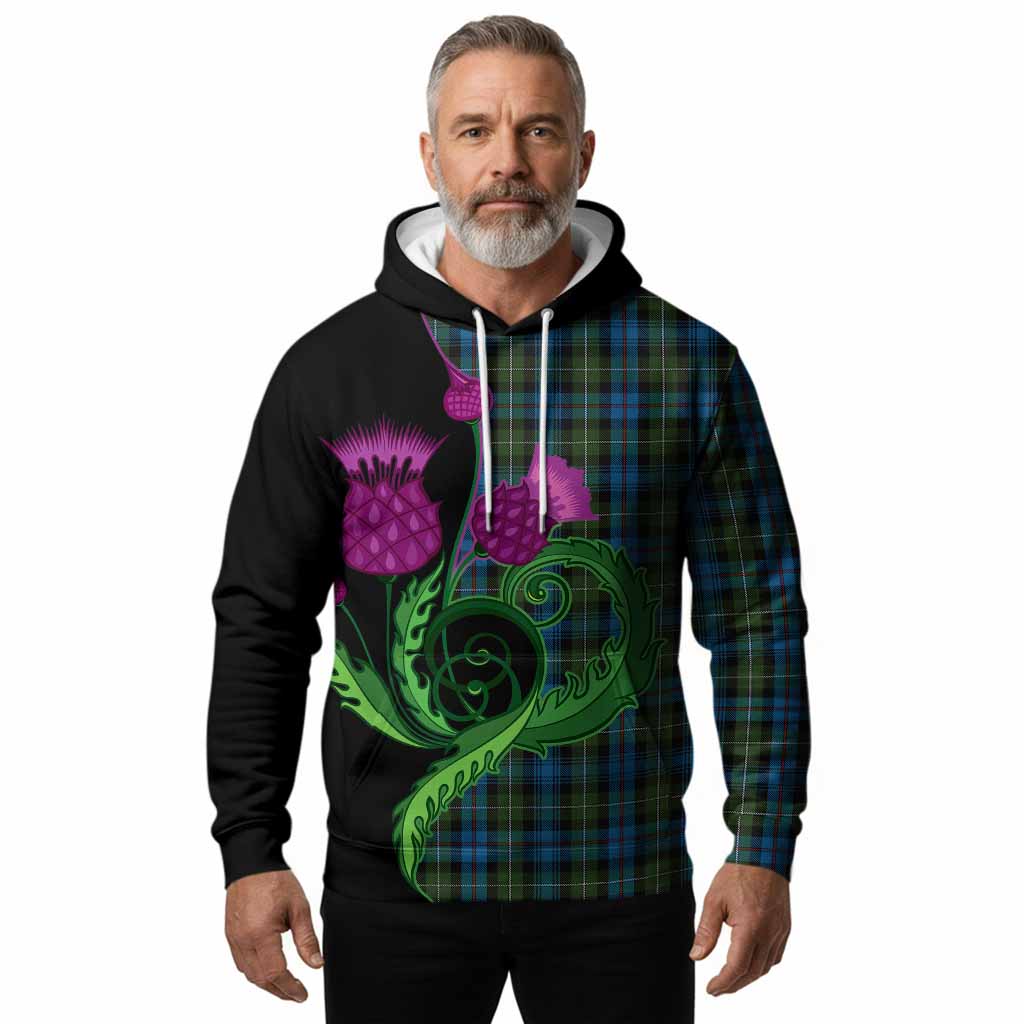 Mackenzie (Mckenzie) Tartan Hoodie Traditional Scottish Thistle