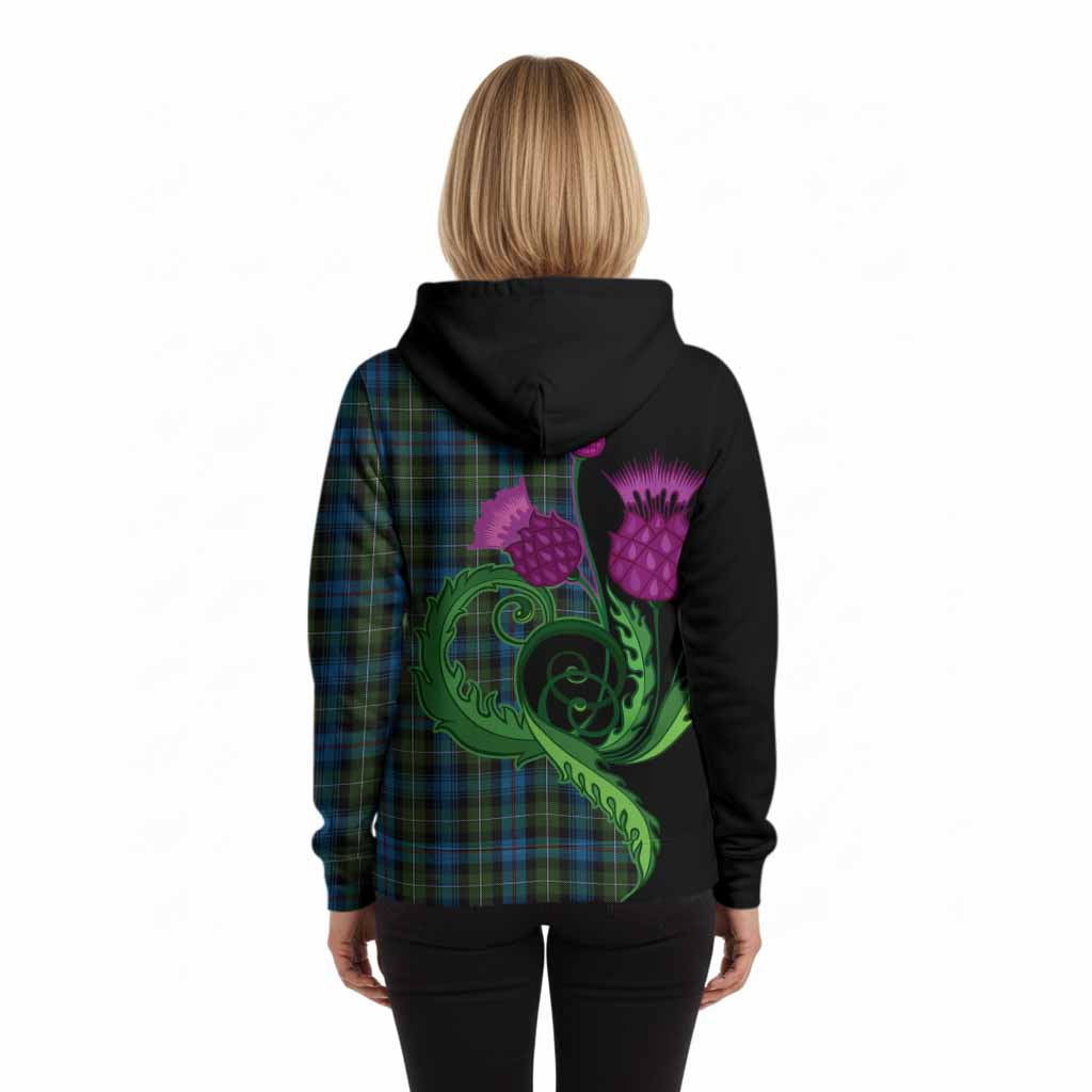Mackenzie (Mckenzie) Tartan Hoodie Traditional Scottish Thistle
