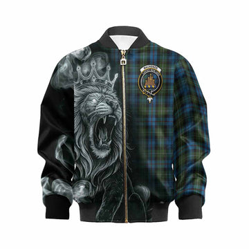 Mackenzie (Mckenzie) Tartan Kid Bomber Jacket Roaring Lion Heritage