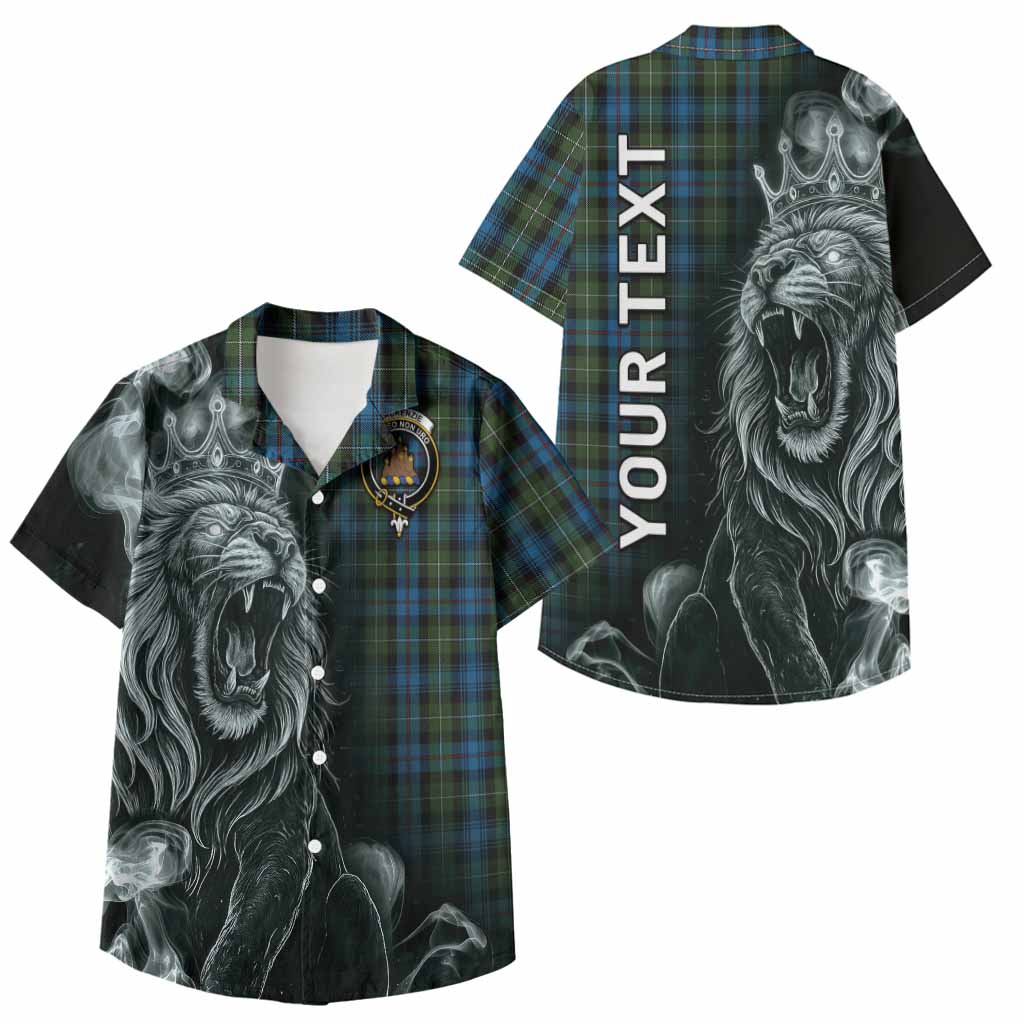 Mackenzie (Mckenzie) Tartan Kid Hawaiian Shirt Roaring Lion Heritage