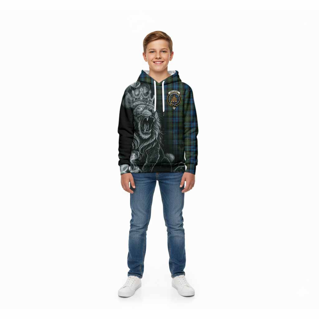 Mackenzie (Mckenzie) Tartan Kid Hoodie Roaring Lion Heritage
